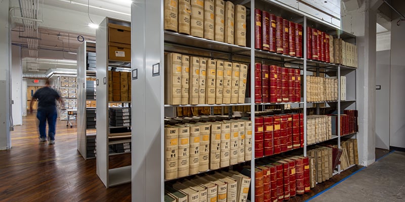 4-Post-Archive-Shelving-in-County-Archives