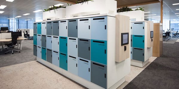 Bank-of-Smart-Lockers