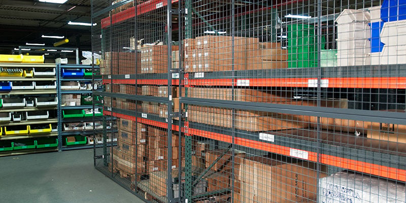 Cages-provide-security-in-warehouses