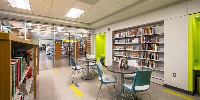 Cantilever-Library-Shelving-in-Wall-Alcove-Space-Saver-Bookshelves