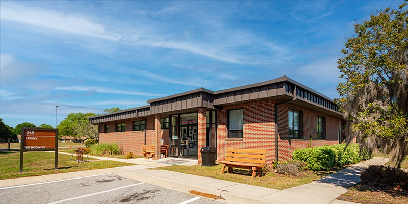 Charleston-AFB-Library-Exterior-Library-Book-Shelving-Solutions