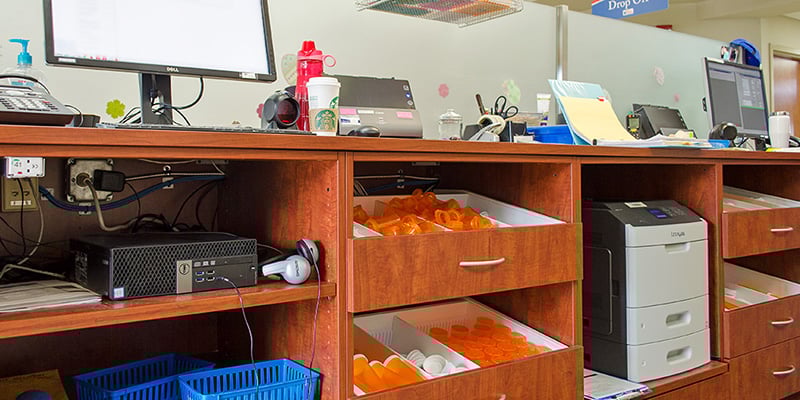 Clear-Zones-Slanted-Vial-Drawers-Pharmacy-Organization-Ideas