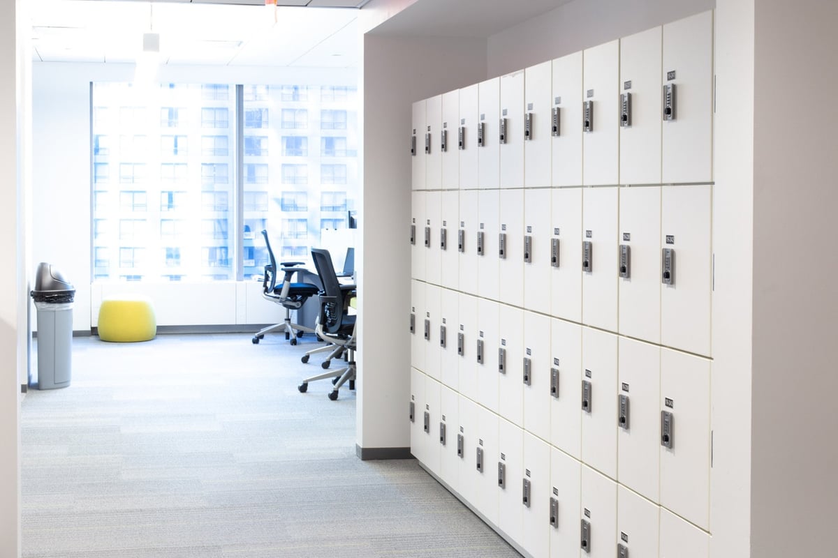 Business Lockers Are a Lock in Open Office Environments