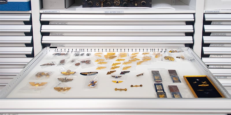 Delta-Flight-Museum-Modular-Drawers-Company-Archives