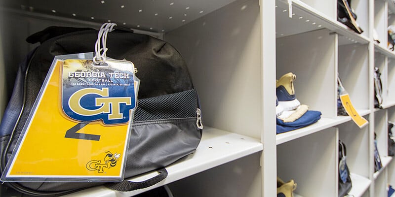 Georgia-Tech-Football-Sports-Equipment-Storage-Room