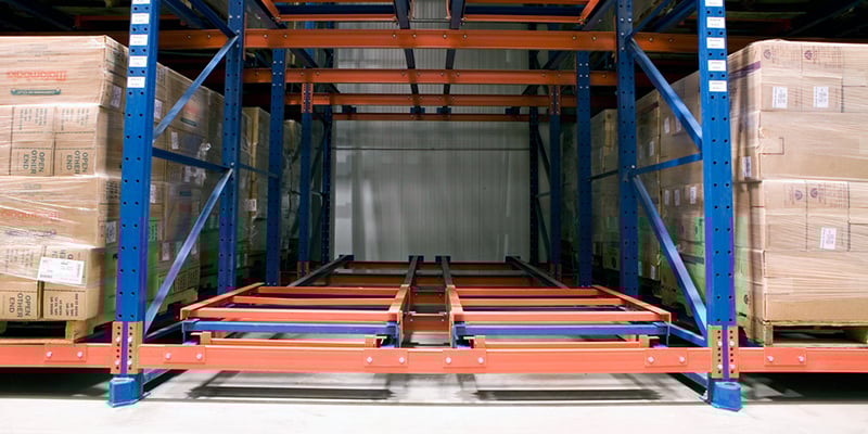 Glide-In-Push-Back-Rack-Warehouse-Racking
