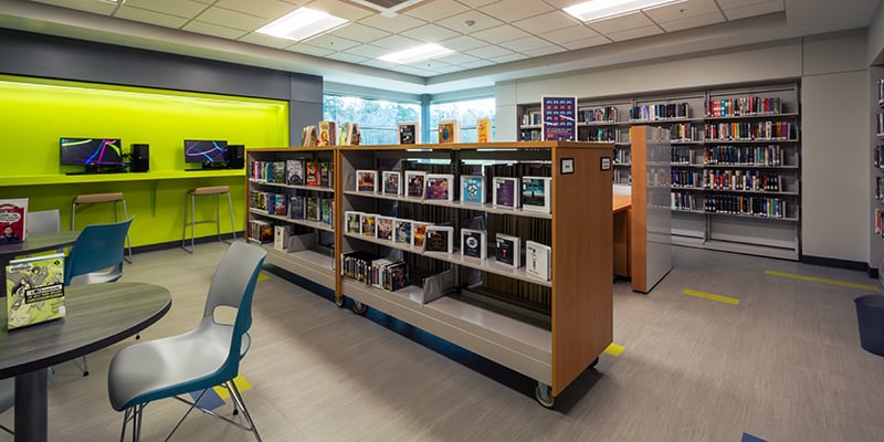 Harris-County-Library-Organizers-Shelving-on-Casters