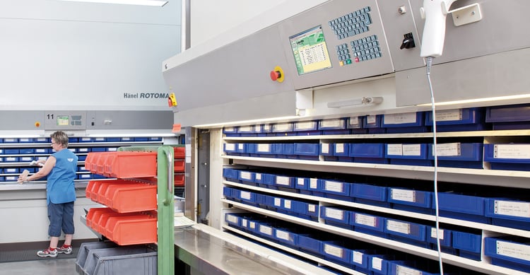 Part Carousels Transform Small Parts Storage