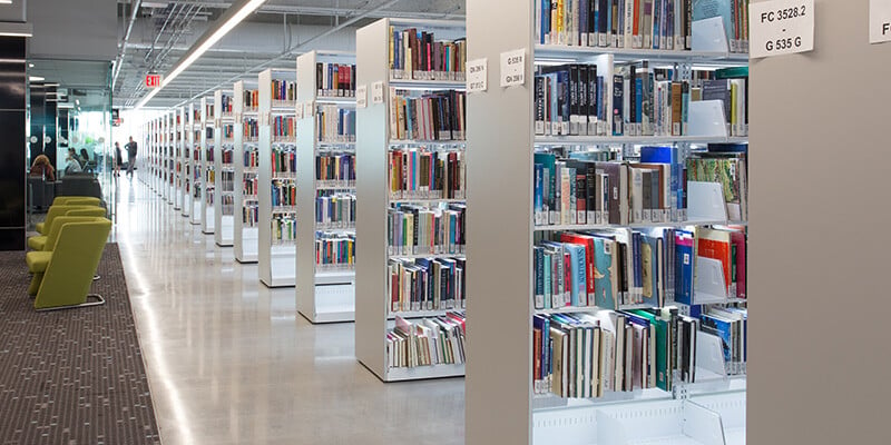 Illuminated-Cantilever-Library-Shelving-Trends