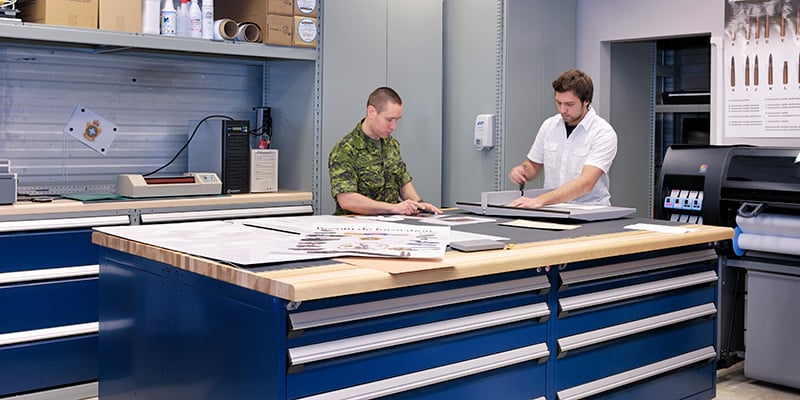Industrial-Drawer-Cabinets-for-Military-Base-Storage