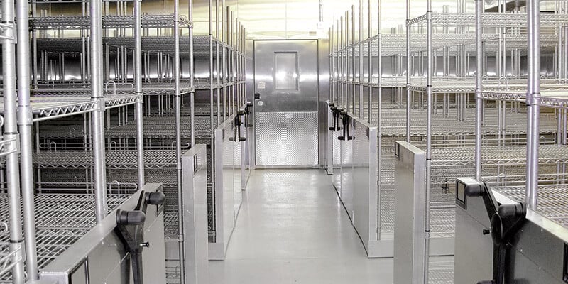 Mobile-Racking-In-Cold-Storage-Room