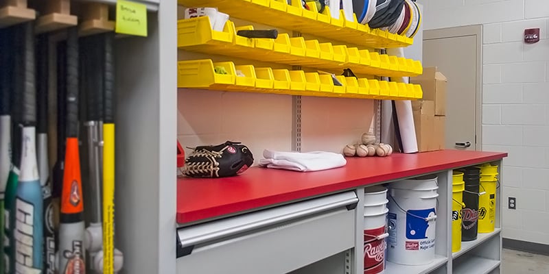 Modular-Drawers-and-Bin-Shelving-Baseball-Storage-Ideas