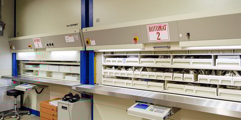 Organized-Vertical-Carousel-Sterile-Instrument-Storage-Unit