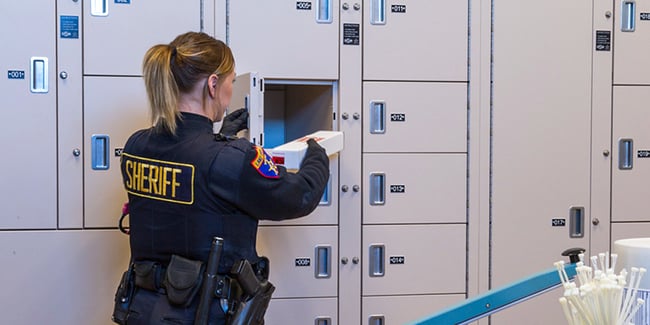 Pass-thru-evidence-lockers