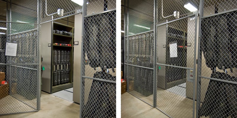 Secure-Cage-in-Armory-Storage