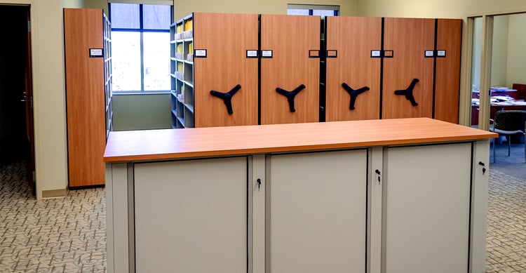 Sliding Shelving Header