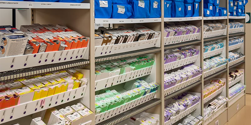 Static-Shelving-Sterile-Room-in-Hospital