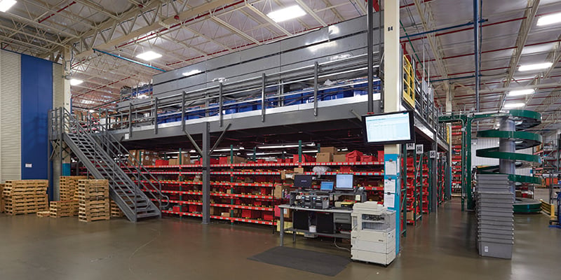 High-Bay-Warehouse-Mezzanine